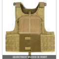 Ballistic Vest with Pouches of Kevlar or TAC-TEX with performance NIJ IIIA